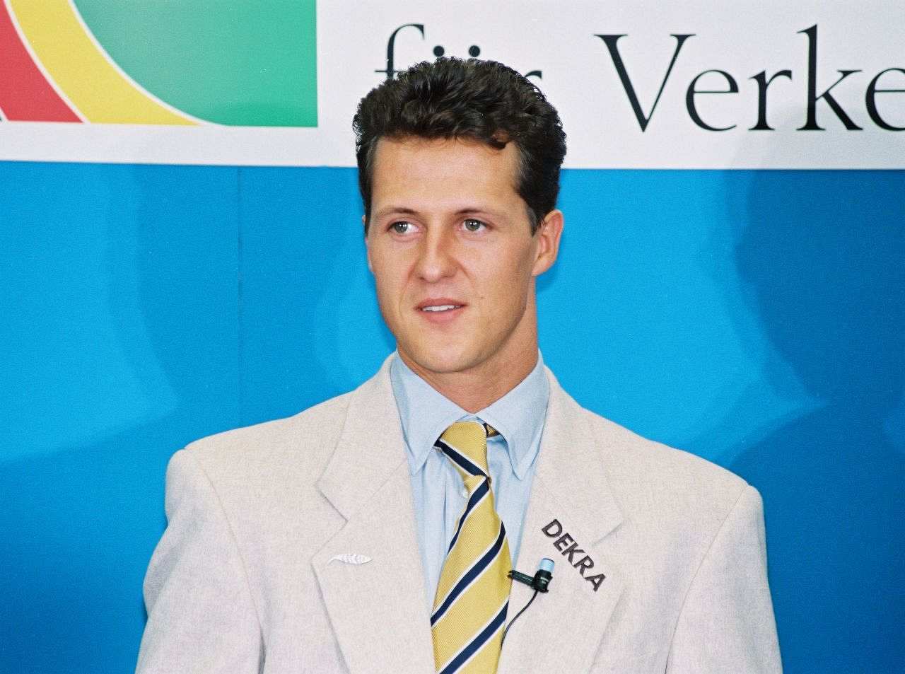 Formel 1-Pilot Michael Schumacher bei der Verleihung des Silbernen Lorbeerblattes